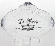 Keyhomestore- Porta Rotolo Bagno in Ferro Decorazione Shabby