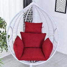 eewopjkj Cuscini per sedili Cuscino per Sedia in Vimini Rotondo sospeso in Rattan Cuscino per Sedile Altalena Nido d'uovo Cuscino per Sedile Solido per Patio Cuscino Trapuntato da Pavimento Cuscino d
