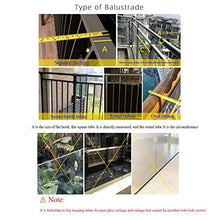 Tavolo d'attaccatura della ringhiera del balcone, scrivania galleggiante Tavolo pieghevole regolabile in altezza Appendiabilmente appendere scrivania per computer all'aperto - Facile da montare (Dimen