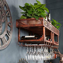 mmmy Portabottiglie, Portabottiglie Wine Bar Contemporaneo Calici in Vetro da Champagne a Parete Porta calici, Acciaio Inossidabile