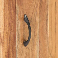 Tidyard Comodino in Legno Massello di Acacia,Tavolini Lato Divano da Salotto Portaoggetti,Tavolino per Camera da Letto, Soggiorno, 40x30x50 cm