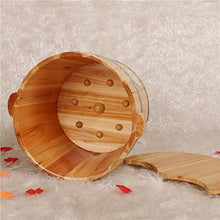 NUBAOgy Barilotto Del Pediluvio, Pediluvio, Vasca Profumata Per Pedicure All'abete, Barile Del Bagno Per Pediluvi Per Uso Domestico, Barile Del Piede Fumante, Ciotola Per Pedicure, Regali Per La Salut