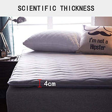 zyl Materasso Tatami Futon Portatile Giapponese Materasso Addensato per Studenti Materasso Resistente e Morbido Antiscivolo Materasso Peluche Usato per Yoga Meditazione Campeggio Grigio 150x200c