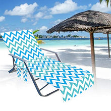 Fodera per sedia a sdraio, fodera per lettino da piscina con tasche laterali portaoggetti Asciugamano da spiaggia in spugna microfibra per sdraio in piscina per prendere il sole 82"x29"