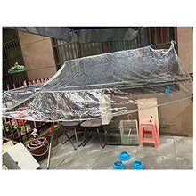 SHIJINHAO Telo Impermeabile Esterno,Tarpa Impermeabile In Vetro Trasparente For Telone, Panno Antipioggia Addensato Da 0,3 Mm In PVC Ad Altamente Trasparente For Fiori Copertura Protettiva, 36 Dimensi
