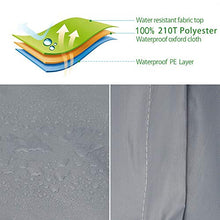 Beenle-Icey Coperture per Nobili da Giardino,Copridivano da Esterno Impermeabile Pioggia e Neve Durevole Mobili Contenitori Decorazioni Natalizie Rettangolo Anti Uv A Prova di Vento (122 * 39 * 55 cm)
