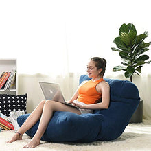 TnSok Rilassata e Confortevole Divano Poltrona Letto for Piscina di Campeggio Esterna Lazy Bag Nuvola Divano Sofà di Svago (Color : Blue)