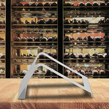 Portabottiglie per vino, portabottiglie per vino, acciaio inossidabile pratico per ufficio a casa