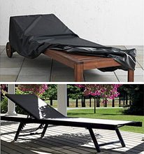 Kaxich, copertura impermeabile per lettino da giardino per esterni, copertura di protezione per mobili da cortile, 208 x 76 x 41/79 cm (lunghezza x larghezza x altezza).