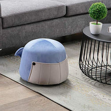 Sgabello per Divano Sgabello per Uso Domestico Sgabello per Quadri in Stoffa Panca Soggiorno Sgabello Basso ， Sgabello per Bambini (Colore: Blu)