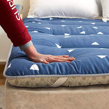 QVIVI Materasso Futon Antiscivolo, Materassi Futon Addensato Morbido Materasso da Campeggio Pieghevole Portatile, Doppio Futon Singolo Tappetino Tatami 1.2 * 2M
