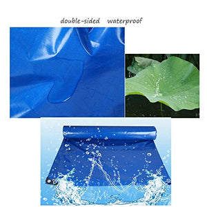 MHBGX Telone Impermeabile per Esterni Resistente, Copertura Antivento da Giardino 350 G / M2 Riparo per Protezione Solare Riparo per Tende da Campeio,un,5X6M