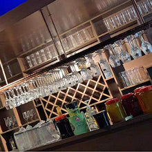 GAXQFEI Cucina Di Stoccaio Del Vino Del Vino Cremagliera Del Bicchiere Di Vino, Rastrelliera Di Vino Appeso, Portabica Del Soffitto, Portabocchiatta, Rack Di Calibro, Appendiabiti, Cucina, Bar Resta