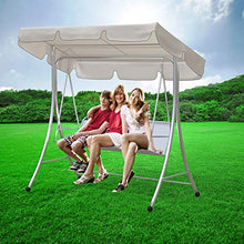 SunshineFace - Copertura di ricambio impermeabile per altalena da giardino, patio, altalena