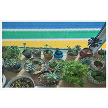 FCXBQ Tenda da Sole Tenda da Sole a Vela Tessuto Anti-UV Protezione Solare Rete Isolante per balconi Balcone Patio Tendalino a Strisce Colorate a 8 Pin (Colore: A, Dimensioni: 2 & Volte; 8m)