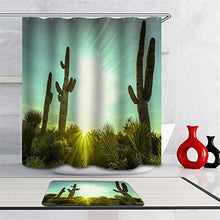 LIYAN Combinazione Bagno. Immagini Chiare E Colori Vivaci Rendono Il Tuo Bagno Pieno di Vita. Accessori da Bagno. Piante del Deserto. Cactus.