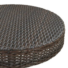 vidaXL Set da Bar da Giardino 5 pz con Cuscini in Polyrattan Marrone