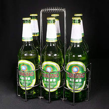 Weehey 6 Bottiglie di Birra Titolare Partito Birra cestello portabottiglie Vino Caddy Stand per Bar dell'hotel Bar Bottiglie di Birra Vino