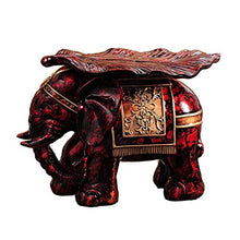 SWNN Decorazioni per la casa Fortunato Resina Come Grande Sgabello Sgabello Huanxie Tecnologia Creativa Thailandia Sud-Est asiatico Stile Casa Imitazione Mogano Ornamenti 53 * 32 * 40 cm
