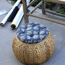 TONGS Poggiapiedi in Rattan Tavolino Sgabello Rotonda Del Piede Sgabello, Stile Rustico Paglia Divano a Panca Scarpe - Arredi Casa