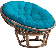 Cuscino per sedia Cuscino per sedie a braccia appeso rotondo, addensare un cuscino in poltrona da papasan in cotone extra morbido con cravatte, impermeabile non scivolato sedile uova cuscino da stiro