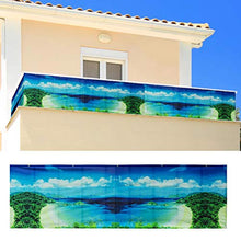 YAQIAN Balcone Protezione Protezione Protezione Protezione Balcone 6,95 * 16,4 Pollici HDPE Resistente alle intemperie con Protezione UV Balcone, Portico Terrazza Esterna Cortile Patio