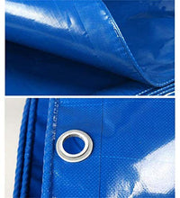 qx Telone Tenda Teloni Ombra Vele Tenda da Esterno Blu Telo Multifunzionale in Tela Cerata Resistente, 100% Impermeabile, Resistente Ai Rai Uv, con Occhielli e Bordi Rinforzati (Dimensioni: 4Mx6M),2