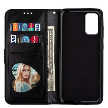 Artfeel Cerniera Portafoglio Custodia per Samsung Galaxy S20 6.2 Pollice,Cover Bling Luccichio Pelle Caso con Porta Carte,Flip Chiusura Magnetica Supporto Cover con Tasca Cinturino-Nero
