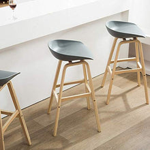 ZCY Mobili per Soggiorno Sgabelli Sedia da Colazione Sgabello da Bar Sgabello Alto e Sedile Rotondo in Legno PP Cucina Bancone Colazione Serra Cafe Bar Peso 150 kg (Colore: # 5)