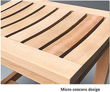 Sgabello da doccia Bagno sgabello portatile Bagno sgabello di legno Panca Sgabello legno di gomma Dressing Sgabello Piazza pranzo sgabello da bagno Sgabello con impermeabile Slat Tipo Seduto Surface s
