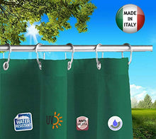 Ganci per Tende da Sole Esterno con Anelli a Caduta Ganci Acciaio per Telo Bianco Trasparente occhiellato retinato Moschettoni Acciaio Galvanizzato Gancio Tenda Doccia (Moschettoni cromati Set 5 pz)