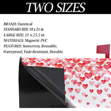San Valentino che cadono cuori casella postale di nozze copre magnetico giardino giardino giardino decorazione casa dimensioni standard 53,3 cm x 45,7 cm