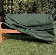Vandove Copri Panchina, Copertura per Panca da Giardino 2 Posti, Tessuto Oxford 210D Antivento Antivento e Anti-UV, Copertura Protettiva per Giardino Panca,Verde (3 Posti)