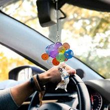 Ornamento da Appendere per Auto di Gatto/Cane con Palloncino Colorato, Ornamento da Appendere Per Auto di Gatto e Palloncino, Ornamento da Appendere per Cane e Palloncino