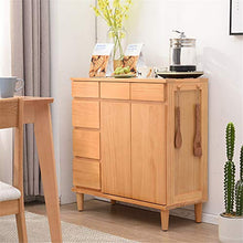 GFBVC Credenza Buffet Accent Ingresso Bar Gabinetto Bagagli Voce della Tabella Living Dining Room (Color : Wood, Size : 81x35x82cm)