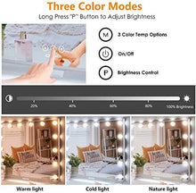 HFFFHA Specchio per Il Trucco con luci Specchio per Il Trucco Grande con 14 lampadine a LED dimmerabili e Specchio cosmetico con ingrandimento 10X Rimovibile