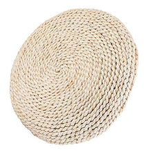 XiangXin Materiale di crusca di Mais Naturale Cuscino per sedili Rotondi Cuscino per Pavimento Cuscino Tatami per Meditazione Balcone Cerimonia del tè