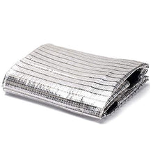 HBHHB Foglio di Alluminio Rete Ombreggiante Tasso di Ombreggiatura del 75% Telo Ombreggiante Rinforzo Addensare Vela Ombreggiante Protezione UV Anti-Aging per Piante, Serre(Argento),2X3m