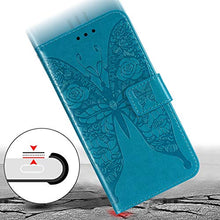 ikasus Cover iPhone XS Max Custodia,Goffratura fiore farfalla Flip Custodia Funzione Stand PU Premium Protezione Super Sottile TPU Interno Case Porta Carte credito Custodia Cover