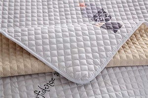 YUTJK Copridivano 1/2/3/4 Posti,Copri Divano Letto,Moderno Fodere Copridivani Poliestere Fodera Protettiva,Coperchio del Divano Trapuntato in Cotone Lavabile-Bianca_45×45cm(Cuscino/Come Nucleo incl