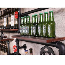 MoDi Wine Rack Retro Vento Industriale Tubo di Acqua A Parete Vino Rack