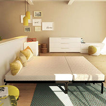 Baldiflex Materasso per Divano Letto Brio Pronto Letto, con Piega su Seduta, Ortopedico, ergonomico, Anallergico, 140x200x10cm