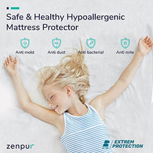 ZenPur Coprimaterasso Singolo Impermeabile 90x190-200 cm | Antiacaro, Ipoallergenico, Traspirante - Garantito a Vita