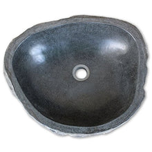 mewmewcat- Lavabo Ovale in Pietra di Fiume 30 cm