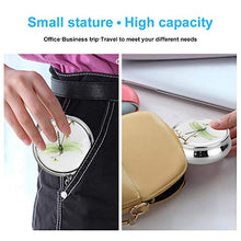 YoukCDT - Contenitore per pillole, in metallo, 3 scomparti, portatile, rotondo, per pillole, da viaggio, compatto, per tablet medicinali, per borsa da tasca, regalo, 3 pezzi