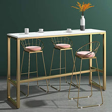 Sgabello da Bar per la Colazione Sgabello da Bar Moderno Altezza del bancone della Cucina Sgabelli da Bar Sedia da Pranzo con Schienale e poggiapiedi e Struttura in Metallo 45/65/75 cm Carico massim