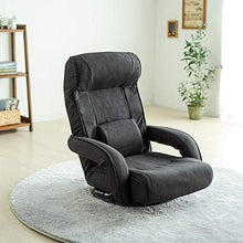 XinQing-Divano Pigro Lazy bracciolo Divano Tatami Sacchetto di Fagioli Singolo Divano Tessuto Pieghevole Sedia Confortevole for Il Tempo Libero Sedia Multifunzionale Tasca Regolabile 47 × 22 × 68 cm