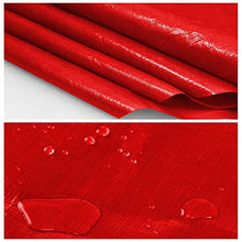 MHBGX Telo Grande per Impieghi Gravosi, Teloni, Telone Rosso Panno Antipioia Universale in Pe - Tenda da Sole per Esterni da 0,32 Mm Tenda da Sole -160 G/M² Copertura Antietà per Polli da Giardino,