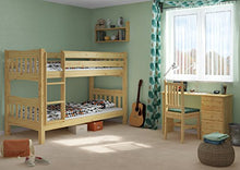Erst-Holz Letto a Castello 90x200 in Pino divisibile con doghe rigide e nicchia 70cm 60.15-09Ni70