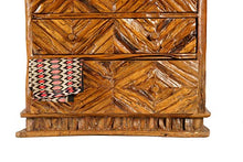Windalf - Cassettiera in legno di teak, 140 cm